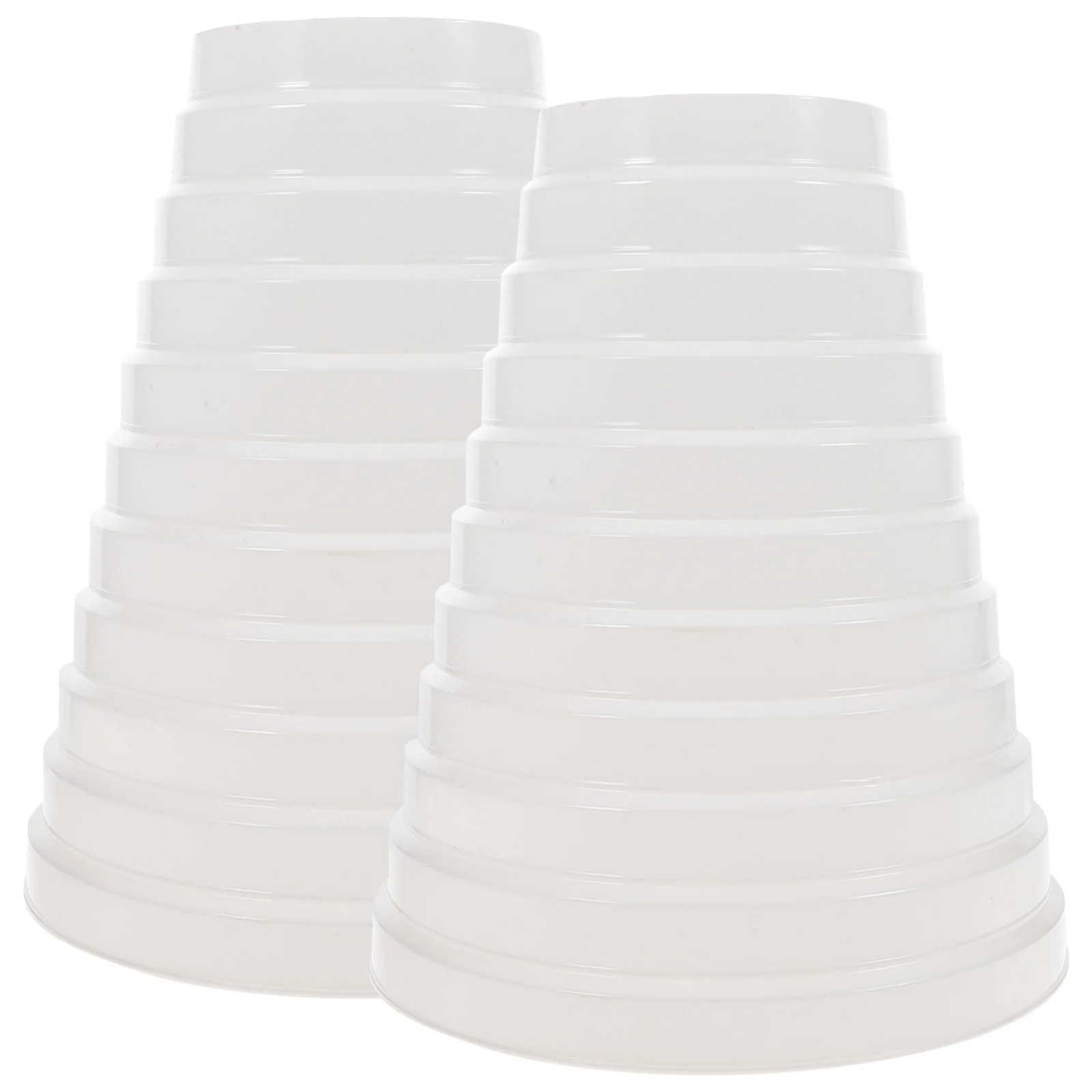 

2Pcs Dryer Vent Adapter PVC Wear-Resistant Duct Connector in-Line Reducer Increaser for Ventilation Inline Fan Range Hood