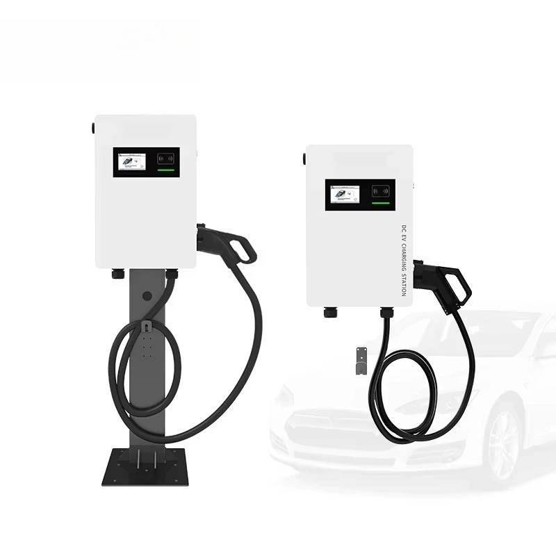 EVEGO Three-phase Single  OCPP 2.0.1 Fast 20kW DC Charger Pile IP55 5m Cable Waterproof Electric Vehicle Charging Station