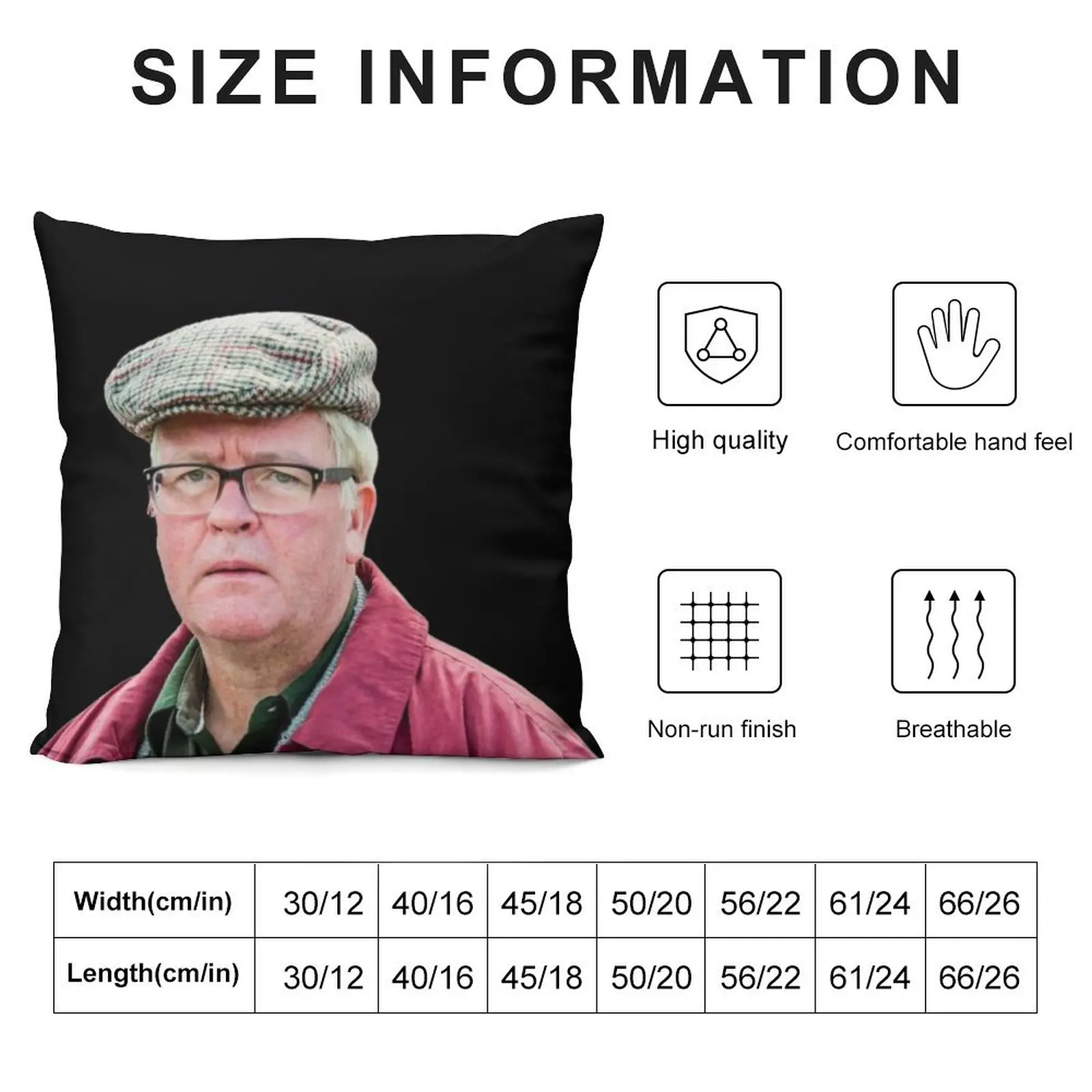 Winston frae Craiglang - Still Game Characters Throw Pillow Cushion Cover For Sofa pillows decor home pillow