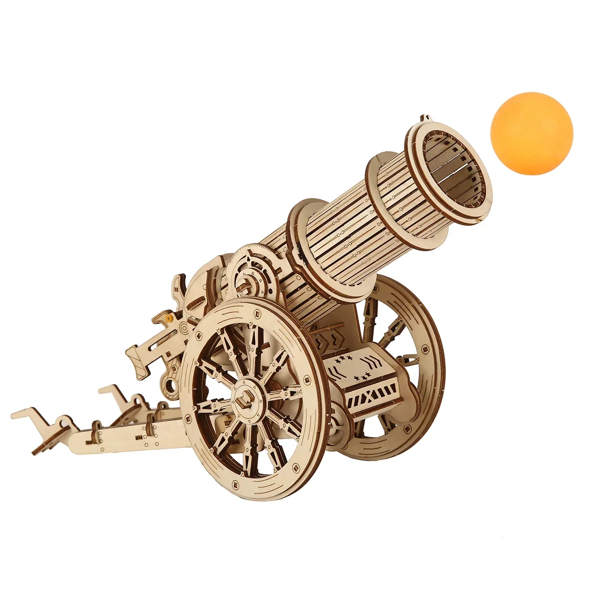 

cannon Model DIY 3D Wooden Puzzle Building Block Kits Assembly Toy Birthday Gift For Kids Adult Home Decor