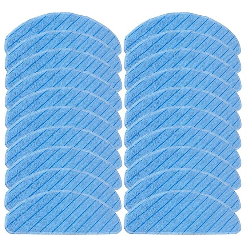 Promotion!20Pcs Washable Mop Cloth Pads For Ecovacs Deebot T8 T9 AIVI T9 Model T9 Series Vacuum Cleaner Replacement