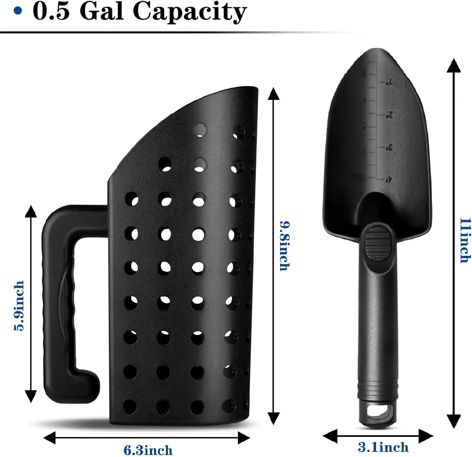 Sand Scoop Shovel,Detecting Accessories for Kid & Adult Metal Detector,Sand Sifter Treasure Hunting & Digging Tool at The Beach