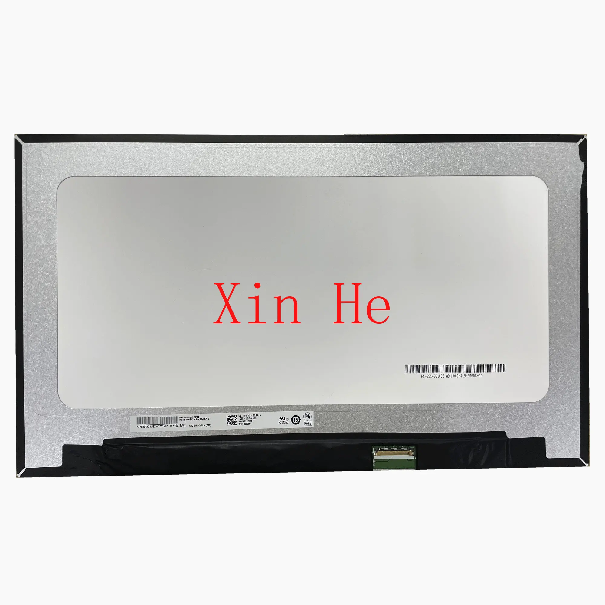 B140XTN07.4 fit NT140WHM-N45 NT140WHM-N4T 14.0 ''Laptop LCD Screen Display with No Screw Holes 1366*768