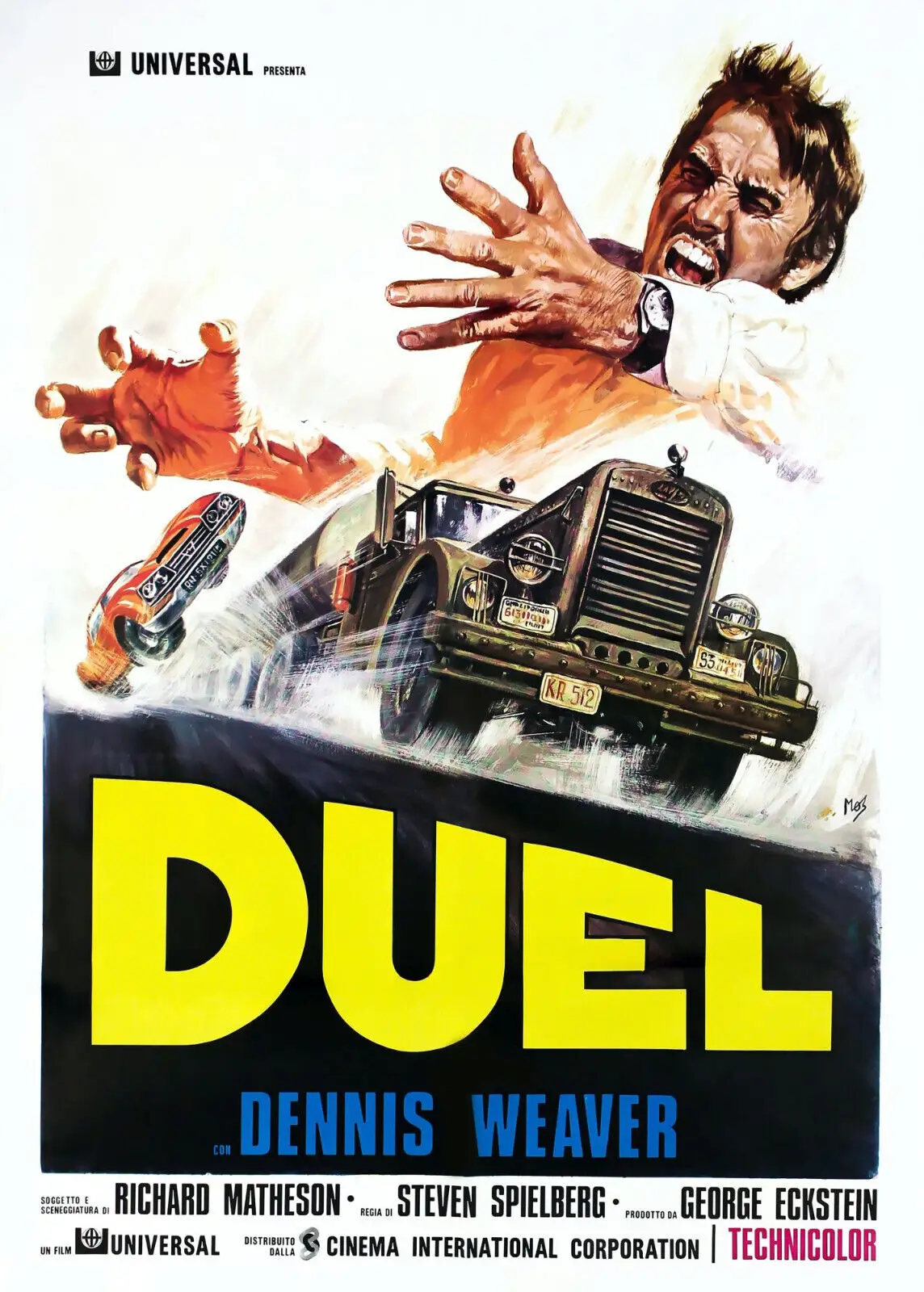 Duel Movie Print ,Art Canvas Poster For Living Room Decoration ,Home Wall Picture