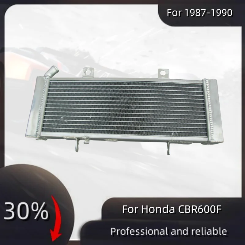 For 1987-1990 Honda CBR600F CBR 600 F Aluminum Radiator Cooler Cooling Coolant 1987 1988 1989 1990