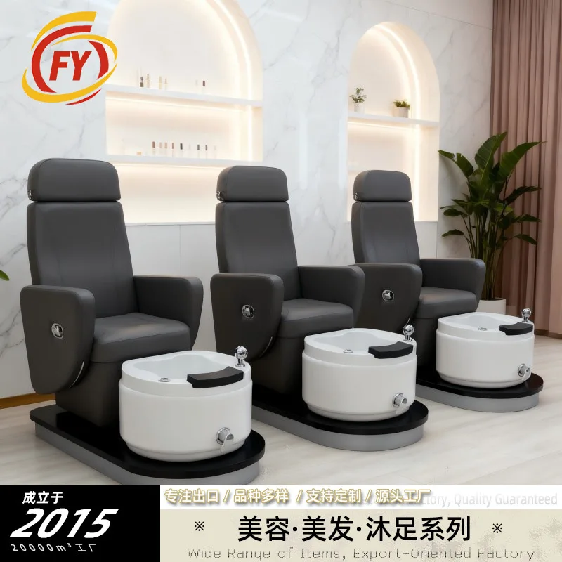 foot massage chair, eyelash extension sa lon recliner, multi-functional integrated foot bath, electric f oot massage