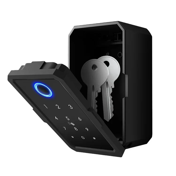 SZMYQ Tuya Smart Key Lock Box Fingerprint Passcode Ic Card Unlock Keylocker Outdoor Combination Security Key Storage Lock