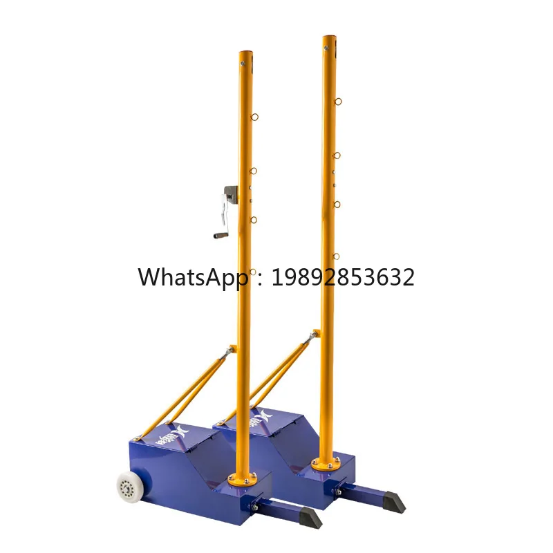 ZK Badminton Net Frame Portable Home Use Volley  Outdoor Mobile Standard Competition Dedicated Badminton Net Post Net Pole