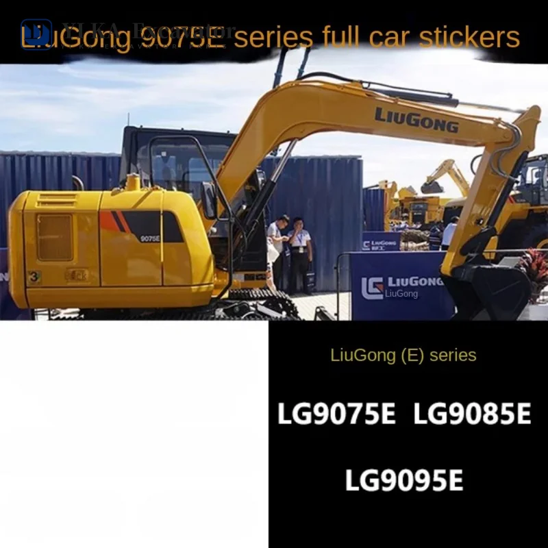 For Liugong LG9095E 906E 907E 9075E 9085E 9095E All Car Sticker Car Logo Model Label