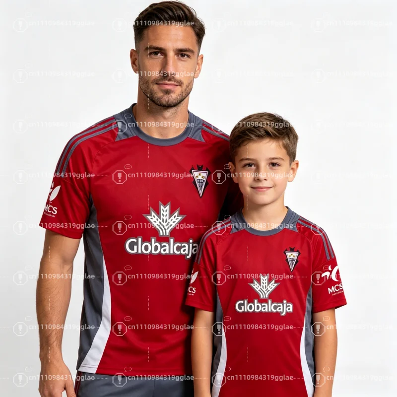 Camiseta de Fútbol Albacete 2026, Nueva, en Oferta, para Hombre y Mujer, Deportiva, Informal, Transpirable, para Fanáticos del Deporte, Ropa de Calle, para Familias, Padres e Hijos
