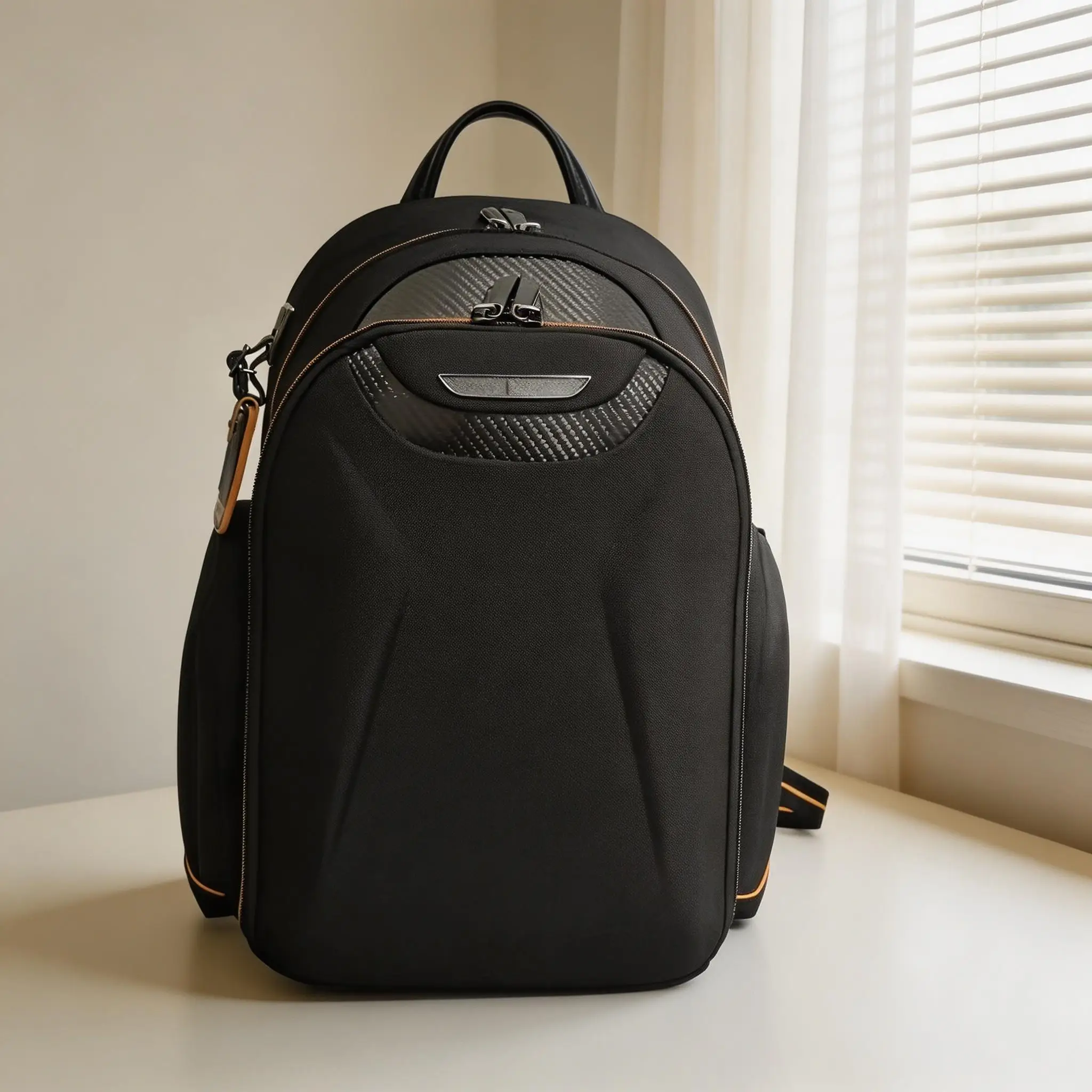 Ballistic Nylon Men’s Multi‑Functional Business Rucksack, Practical Backpack for Daily Commute