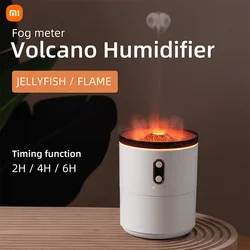 Xiaomi Flame Air Humidifier Jellyfish Electric Aroma Diffuser Lava Volcano Design Flame Effect Air Diffuser Mist Maker Machine