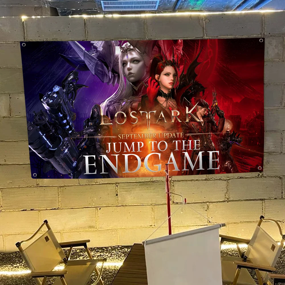 Lost Ark Game Large Size Shop Art Promotion Advertising Booth Flag Hanging Banners