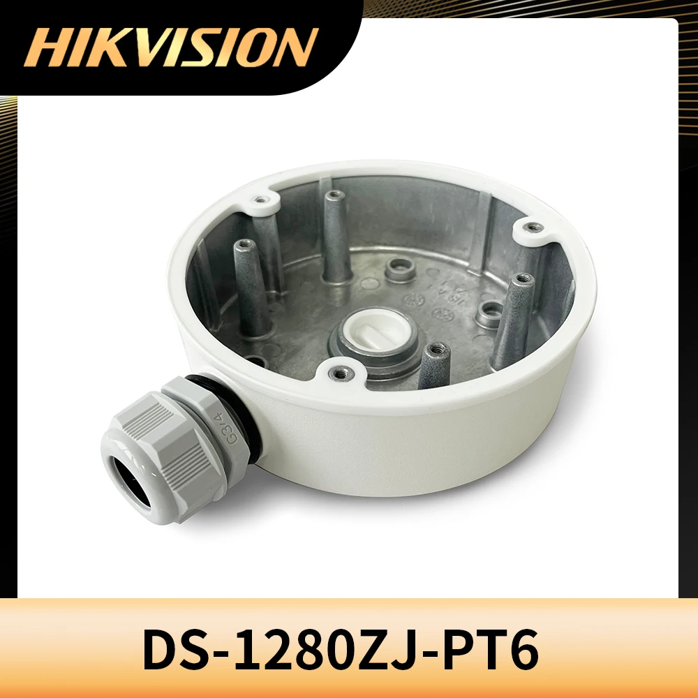 

Hikvision Original DS-1280ZJ-PT6 Aluminum Alloy Outdoor Indoor Junction Box For Mini PTZ Camera DS-2DE3304W-DE
