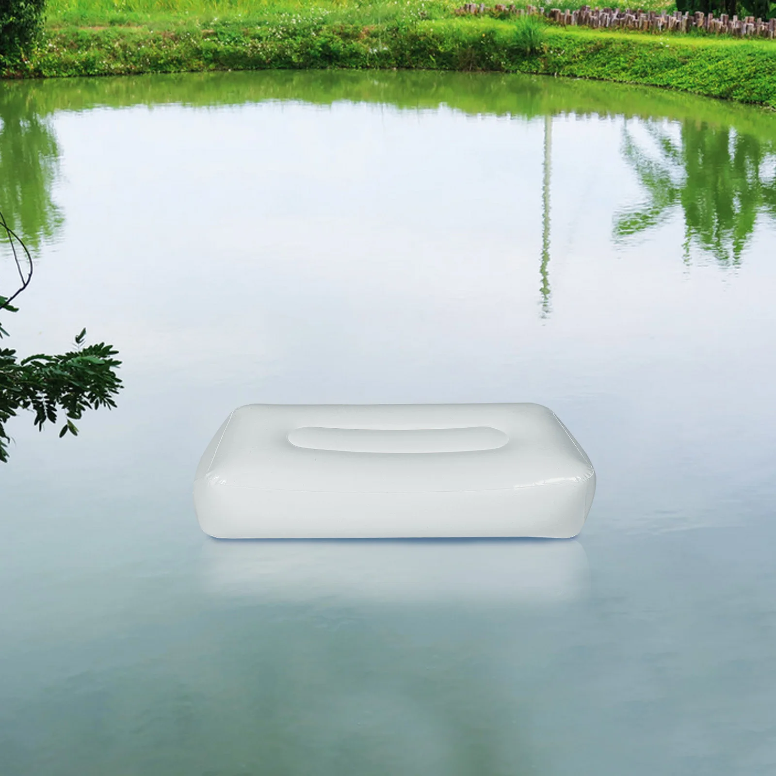 

Easy Inflate Deflate Inflatable Boat Seat Cushion Thick PVC Kayak Paddleboard Antislip Comfortable Durable Ergonomic Design