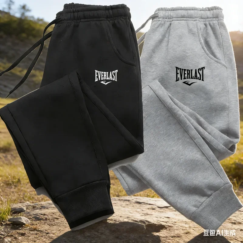 

2026 New Men Spring Autumn Sports Trend Casual Pants Running Sports Pants Fashion Street Style Sweatshirt Pants S-3XL