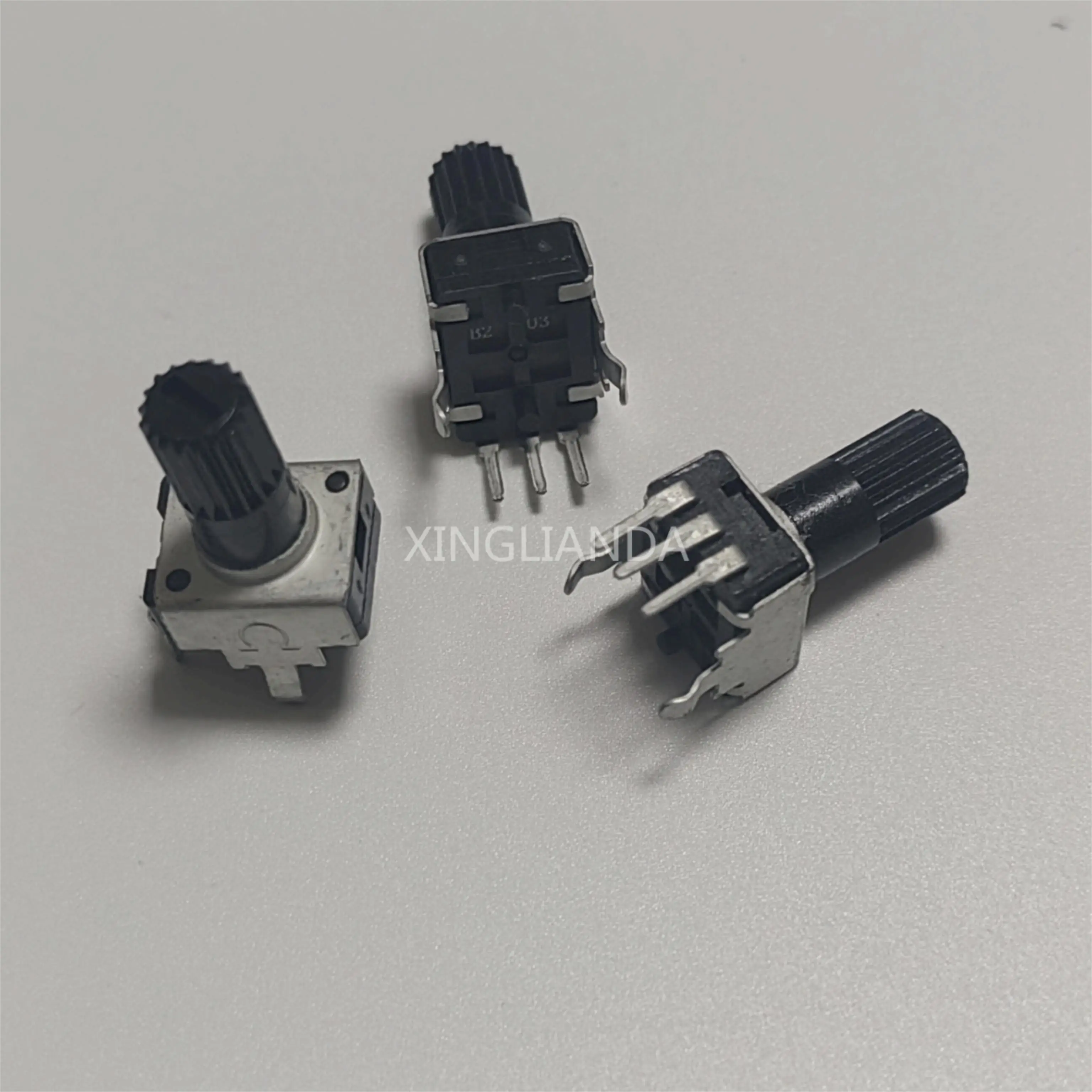 20PCS RV09 Vertical 12.5mm Shaft 1k 2k 5k 10k 20k 50k 100k Adjustable ResistorSeal Potentiometer 3PIN Switch