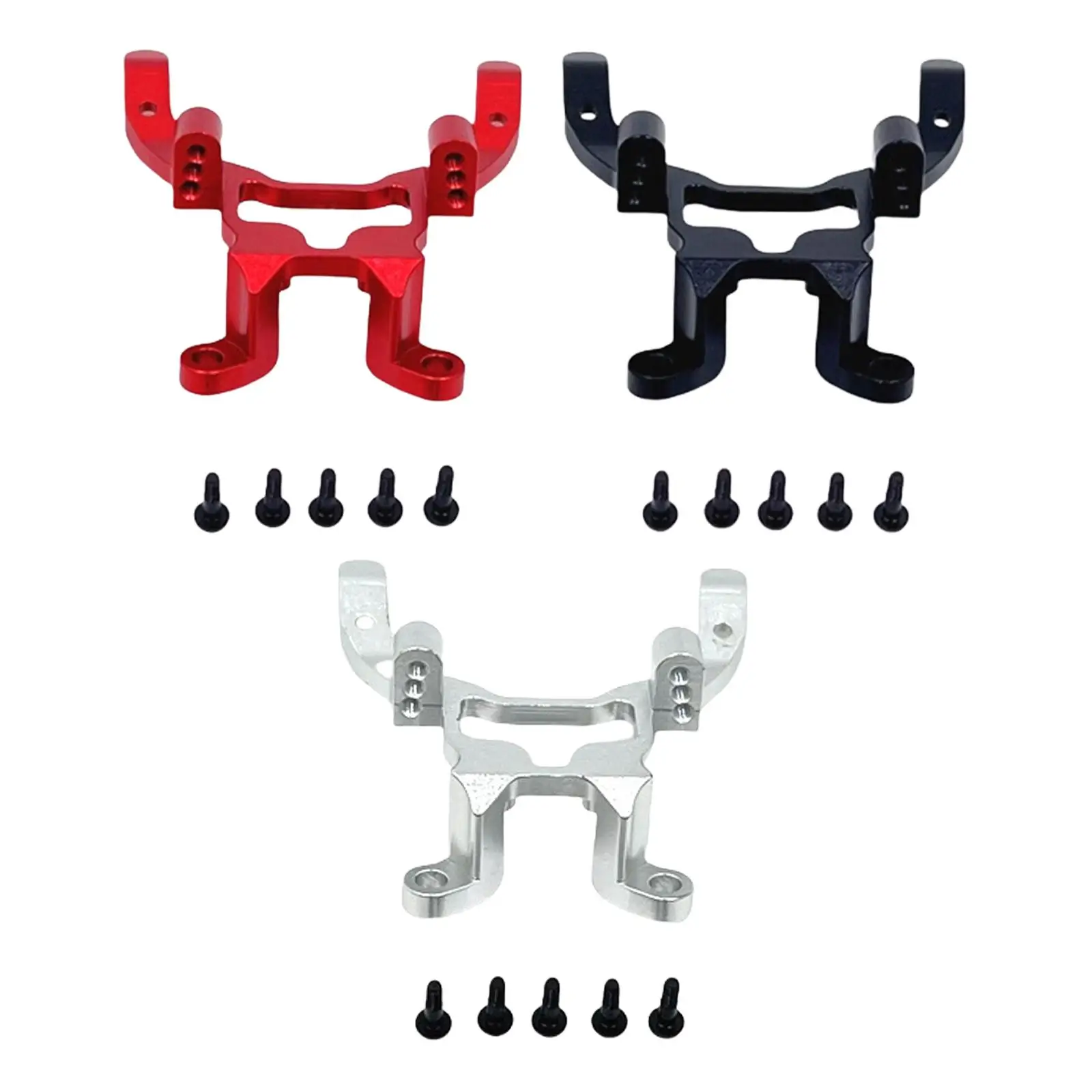 RC Car Front Bulkhead RC Car Accessories Sturdy Professional Modification Aluminum Alloy Directly Replace Parts for 244016