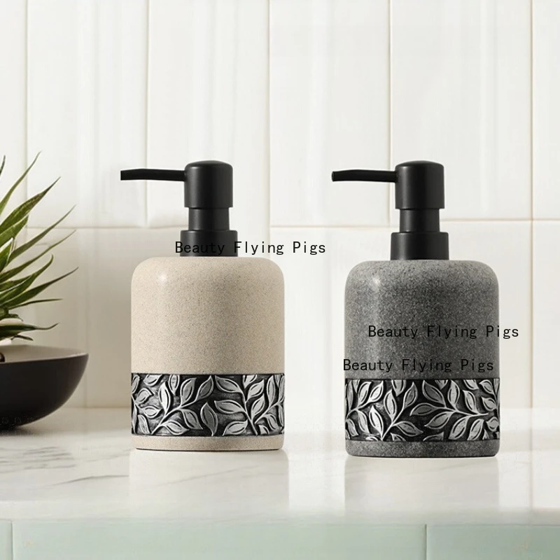 1pc Sand and Gravel Hand Sanitizer Bottle Separate Lotion Bottles Toilet Shampoo Packaging Container Bathroom Accessories