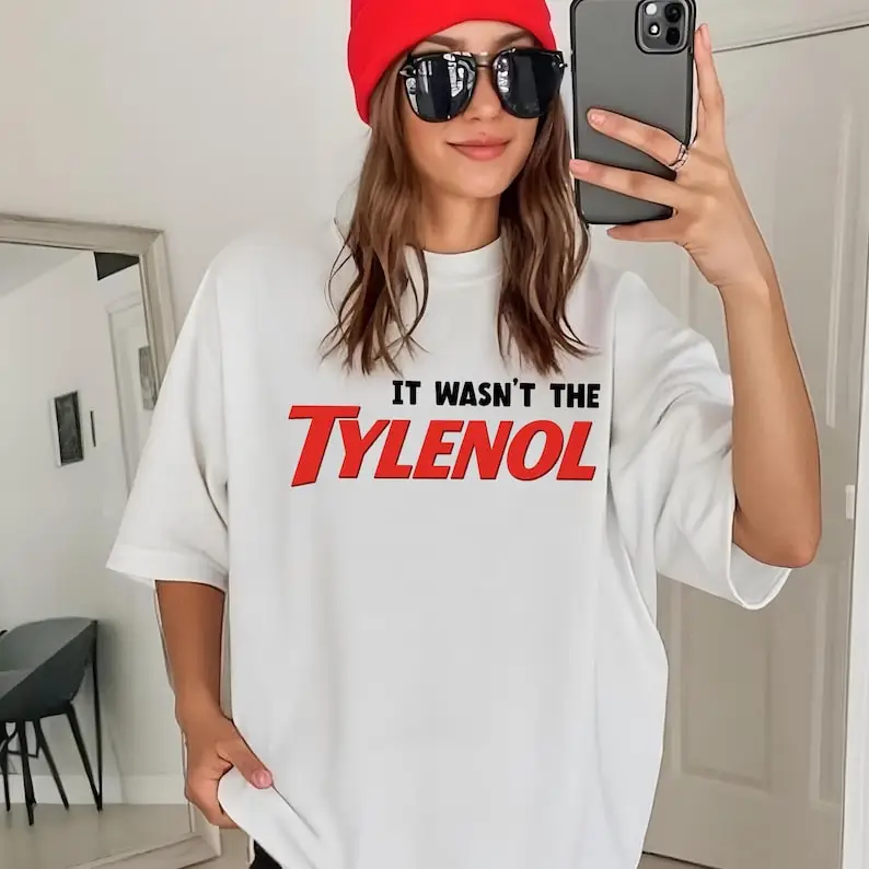 

It Wasn't The Tylenol Shirt, Autism Awareness Shirt, Autism Shirt New in Tops & Tees Graphic T Shirts Unisex Cotton Short Sleeve