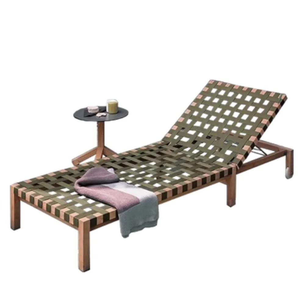 

Outdoor Lounger Leisure Rattan Chair Lounger Pool Teak Beach Chair Furniture