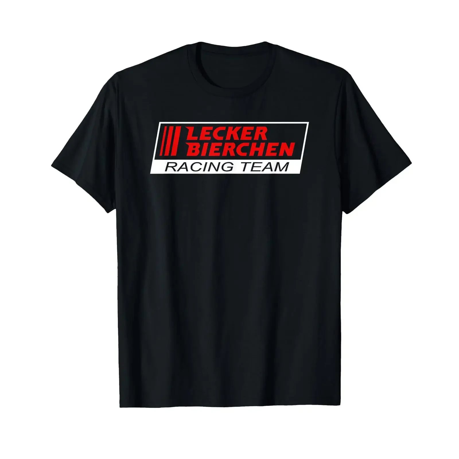 Lecker Bierchen Racing Team T Shirt vintage Washed Unisex graphic fashion Top For Everyday Wear designer clothes Breathable