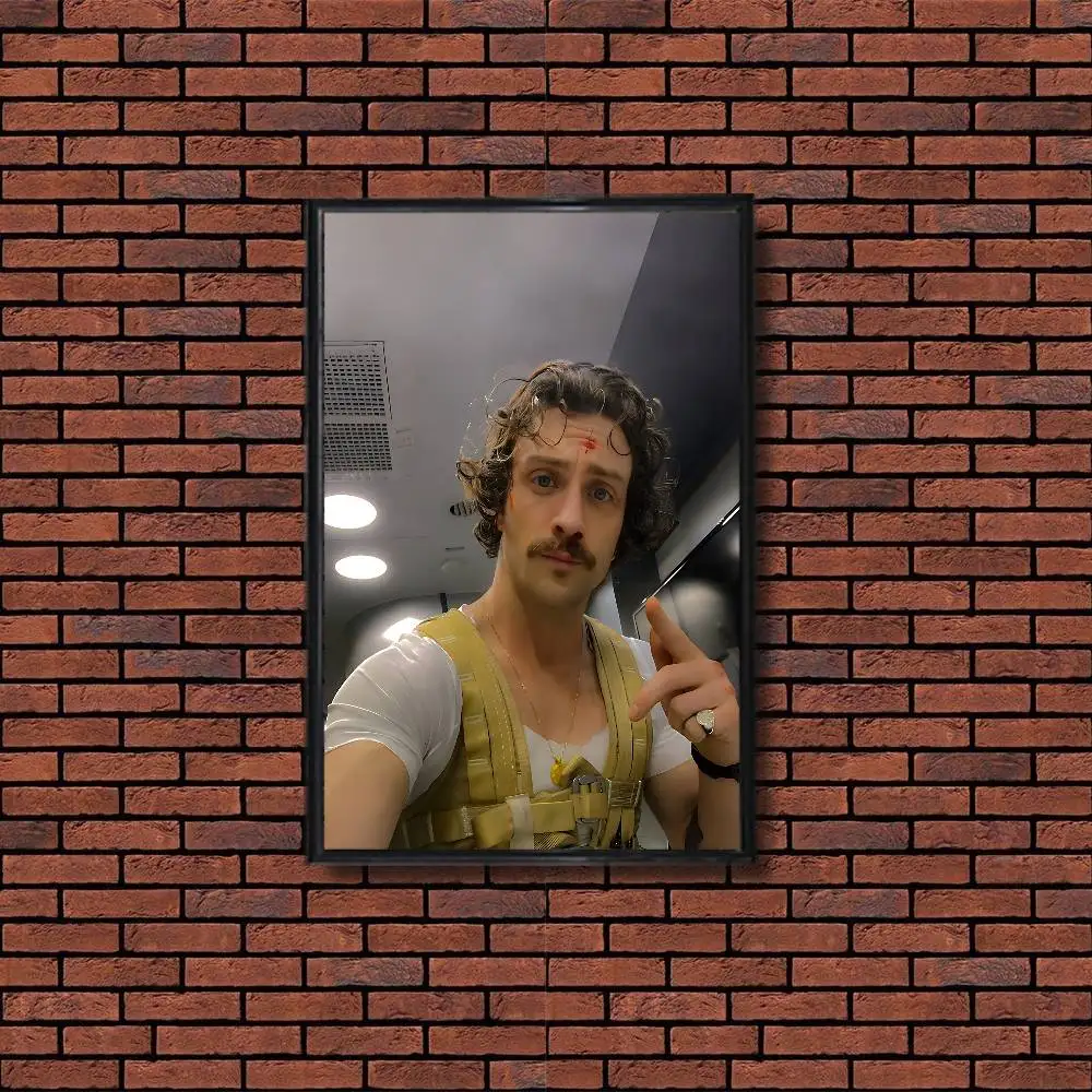 Aaron Taylor-Johnson Poster HD Art Sticky Wall Waterproof Home Living Room Bedroom Bar Aesthetic Decoration
