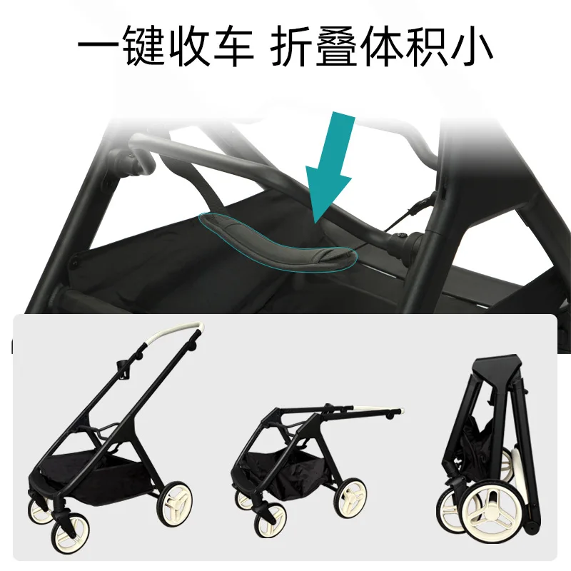 Source Factory Customized Puppy Pet Cart One-click Folding Push Dogs, Cats, Pets Going Out Cart
