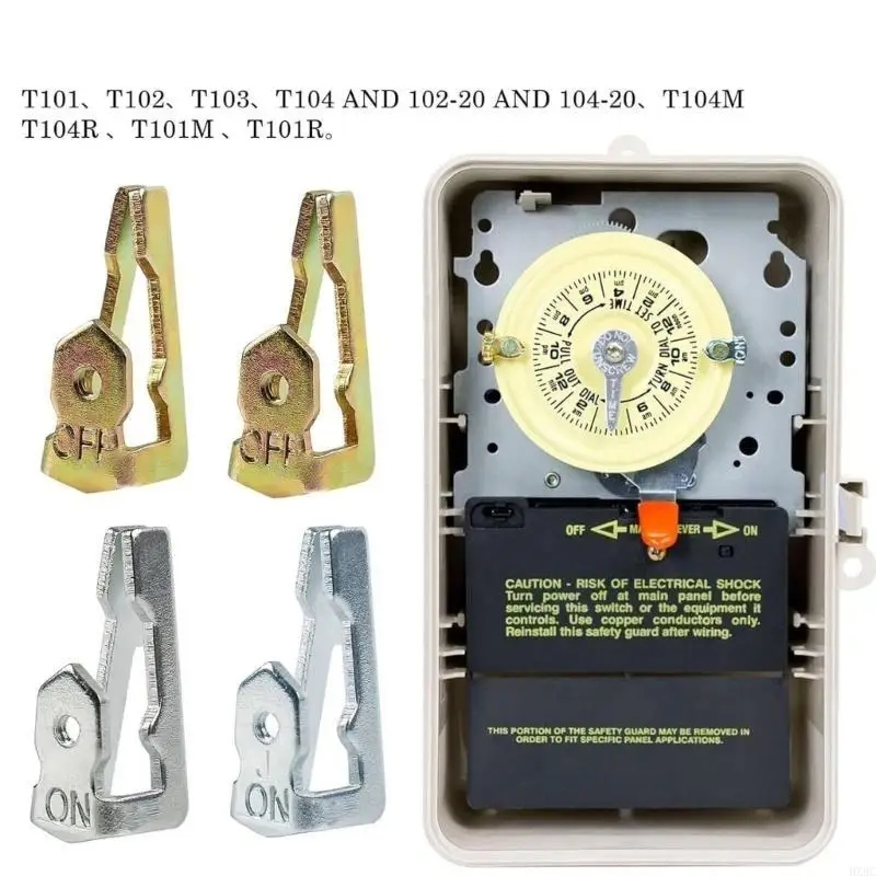 Time Switches Replacement Trippers Compatibility with Intermatics 156T1978A T100 Series Timers, Pool Timer On Off Clip HX6C