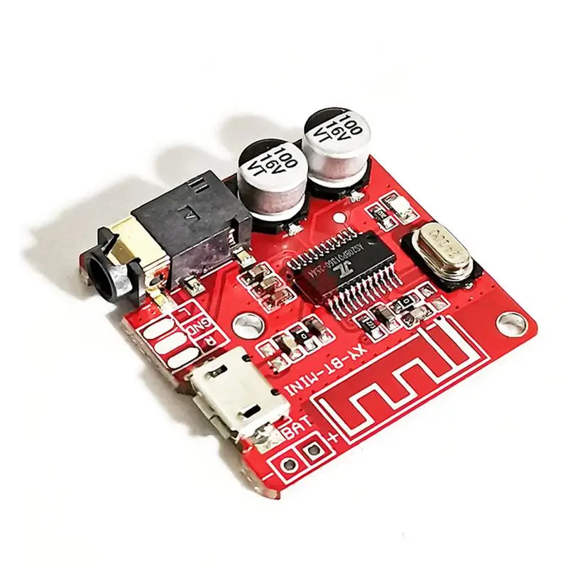 Bluetoothcompatible Audio Receiver Board Bluetooth4.1Mp3 Lossless DecoderBoard Wireless Stereo Music Module 3.7-5V XY-BT-Mini