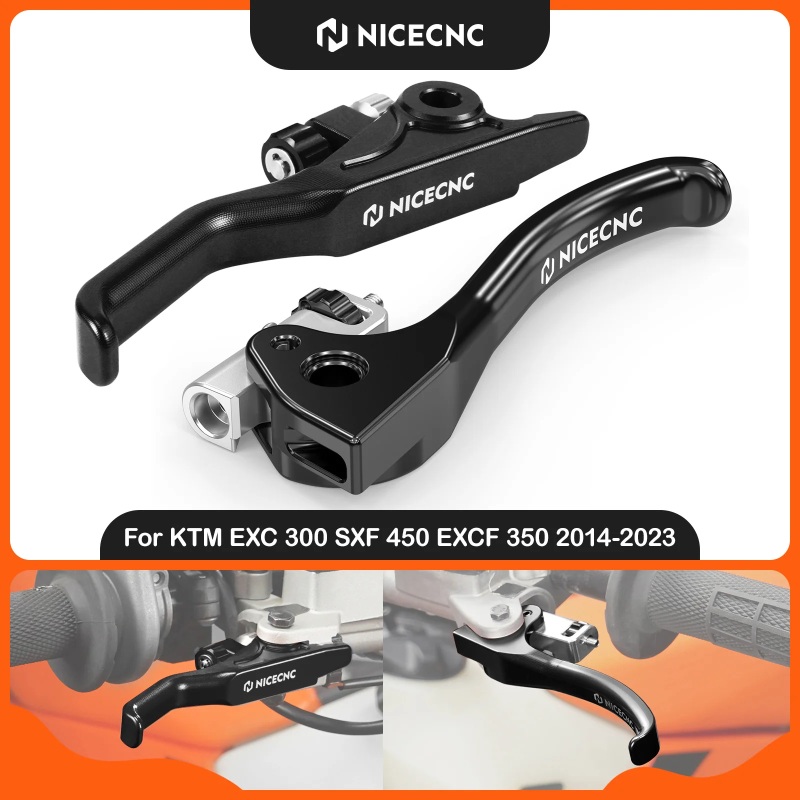 Shorty Brake Lever Clutch Lever For KTM EXC 300 SXF 450 EXCF 350 SX 125 XC XCF XCW EXCF 250 500 2014-2023 For Husqvarna TE300