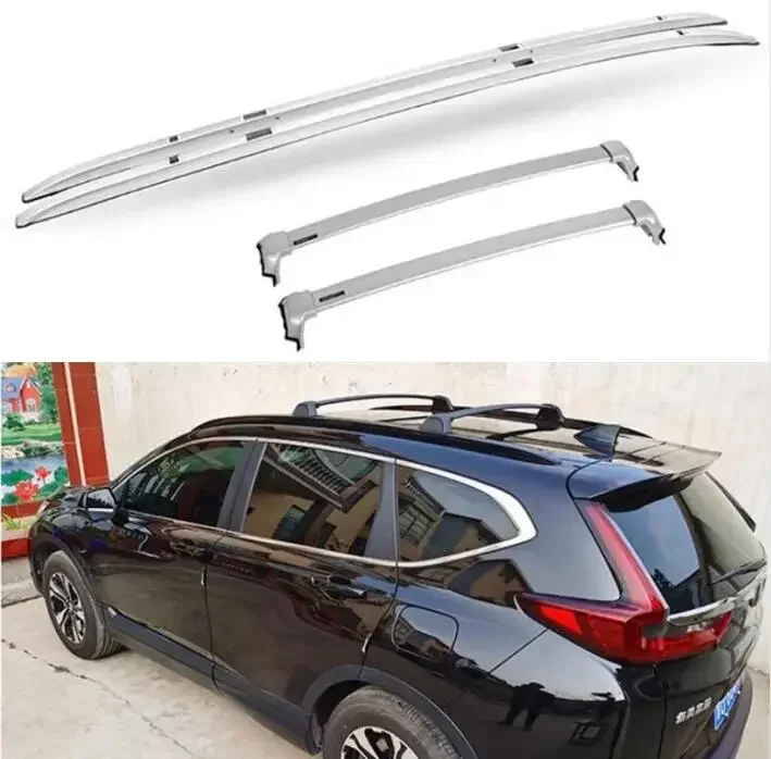 Roof Racks Fit For Honda CR-V CRV 2023 2024 Top Roof Rack Rail Luggage Cross Bar Aluminum Alloy