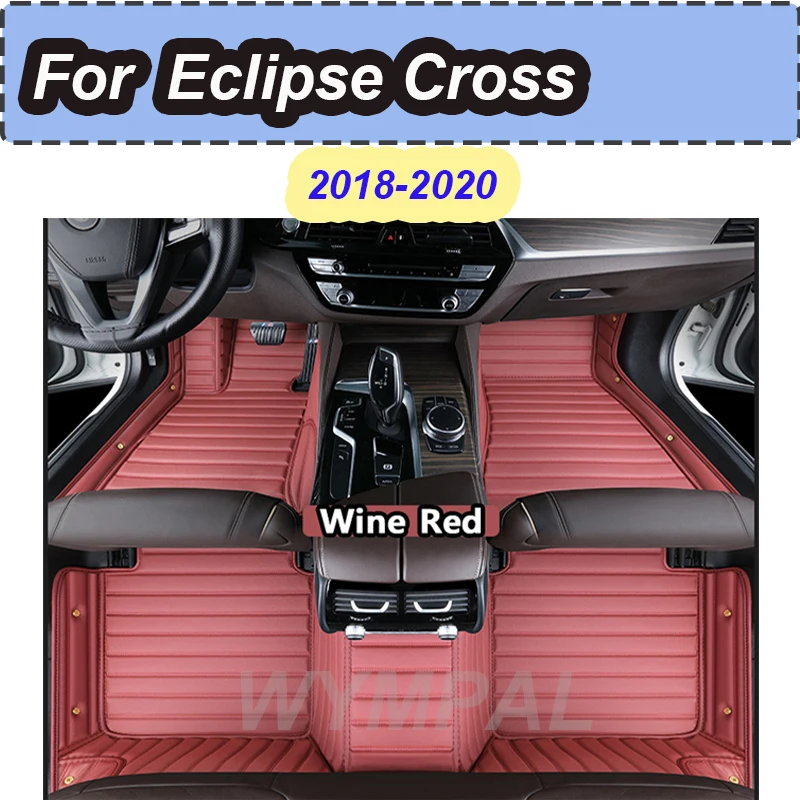 

Роскошные автомобильные коврики для Mitsubishi Eclipse Cross 2018 2019 2020, пользовательские автомобильные подушечки для ног, автомобильный ковер, аксессуары для интерьера