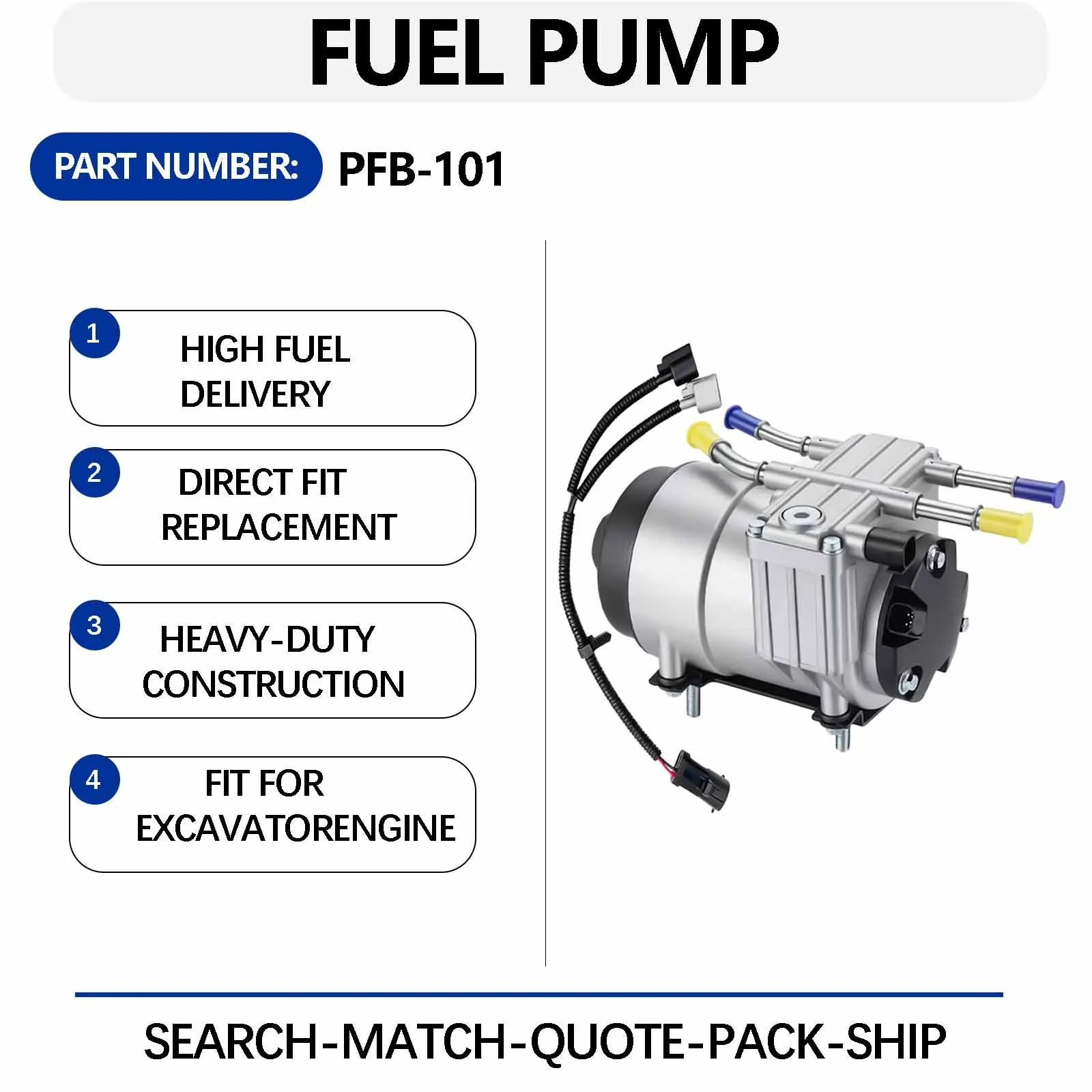 Fuel Pump Assembly 3C349C407AA For Ford F250 F350 F450 F550 6.0L 2003 2004 2005 2006 2007 Super Duty
