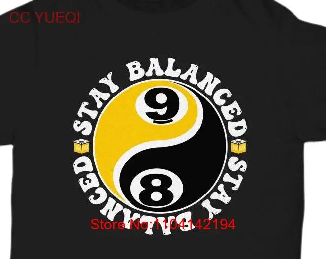 Pool gift shirt player man or woman billiard billiards 8 9 ball bilar long or short sleeves