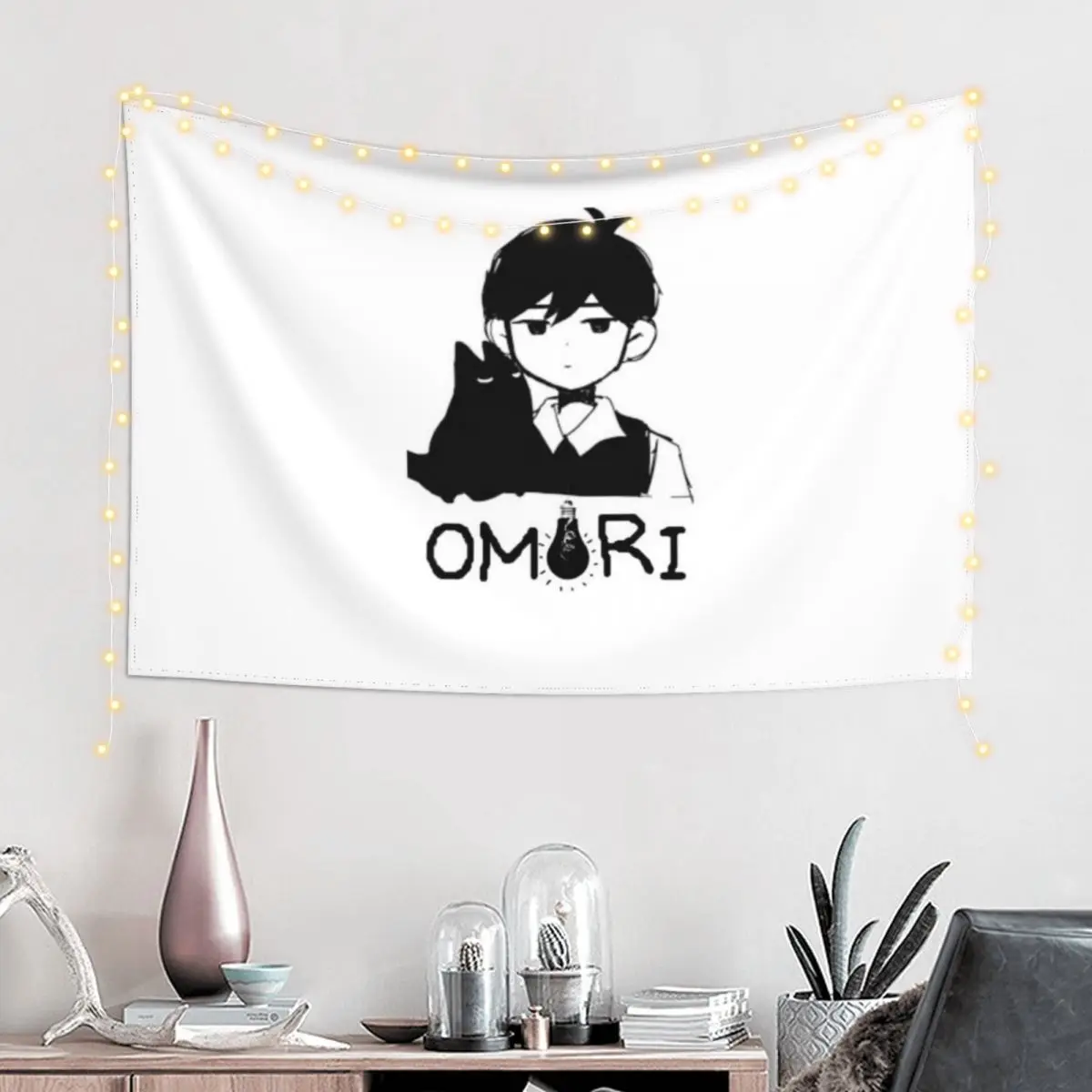 

omori Tapestry Decorations For Room Living Room Decoration Decoration Aesthetic Room Decor Tapestry