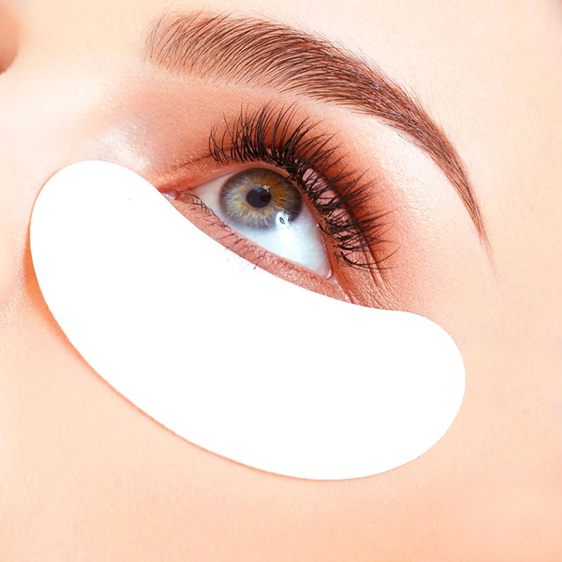 Clavier Eyelash Extensions Pads Eye Paper Patches Tips Sticker Wraps Eyeshaes Extension Mask Hydrogel Gel 50 Pair Makeup