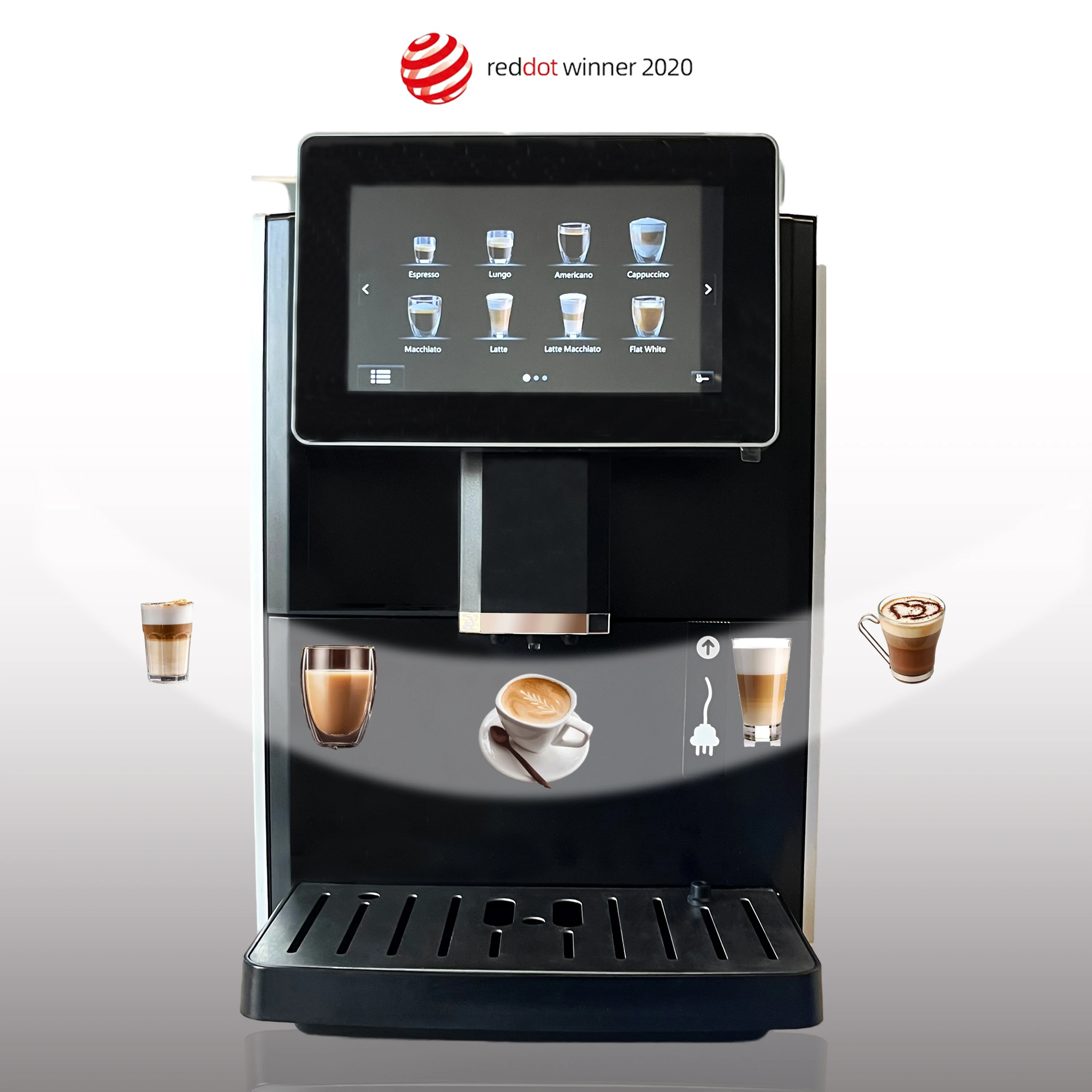 Fully Automatic Commercial Touch Screen Espresso Coffee Machine