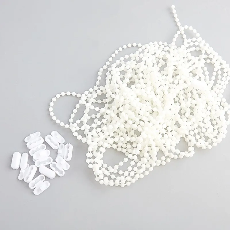Vertical Shutter 10 Meters (10.94 Yards) Roller Blind Bead Chain Cord Roman Venetian Honeycomb Vertical Shade Blind Connector