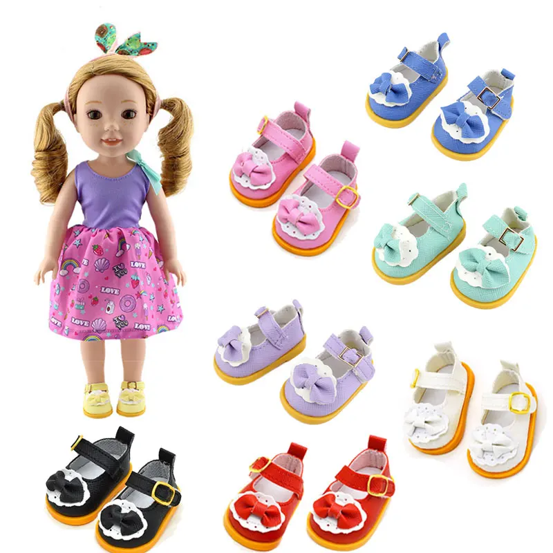 New Cute shoes For 14 Inch Wellie Wisher & 32-34cm Paola Reina Doll，doll accessories.