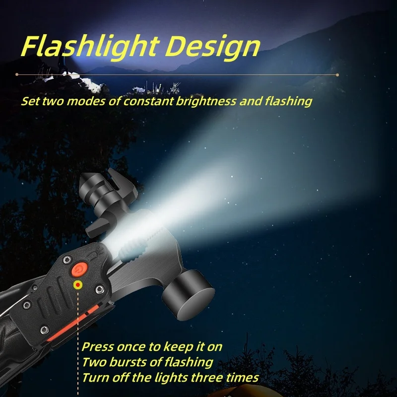 

Multifunctional Outdoor Pliers with Car Window Breaker - Ideal for Camping Equipment