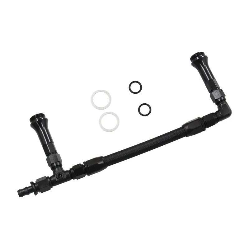AN6 Universal Dual Feed Carburetor Fuel Line Durable Braided Nylon Dual Pump Fuel Pipe Replacement Accessories