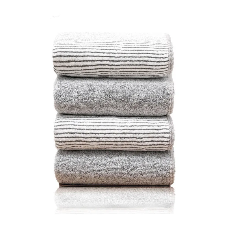 

70x140cm Home Bathroom Antibacterial Bamboo Charcoal Fiber Soft Absorbent Gym Pool Bath Towel