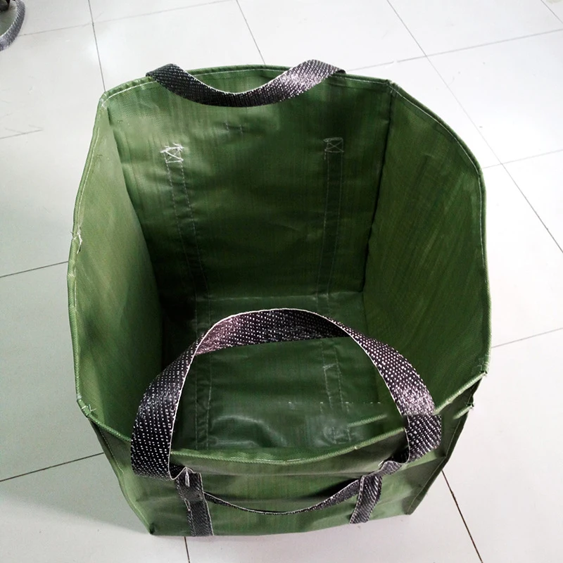 Moisture-Proof Garden Storage Bag Large Capacity PP Garden Garbage Bag Collection Fallen Leaves Basket Foldable Lawn Organizer