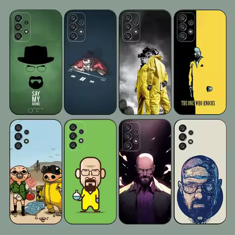 B-Breaking Bad TV Series Phone Case For Samsung Galaxy A20,A21s,A22,A31,A32,A52,A53,A72,73,A80,A91 Soft Black Cover