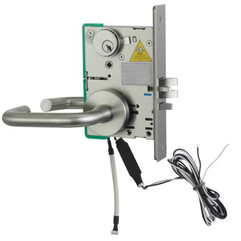 Electromechanical integrated lock Double bending mobile phone electric door lock  signal Double side electronic control door