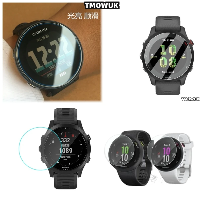 

For Forerunner 45 55 158 220 235 245 255 255s 620 635 HD Tempered Glass 9H Anti-Scratch Protector For Watch