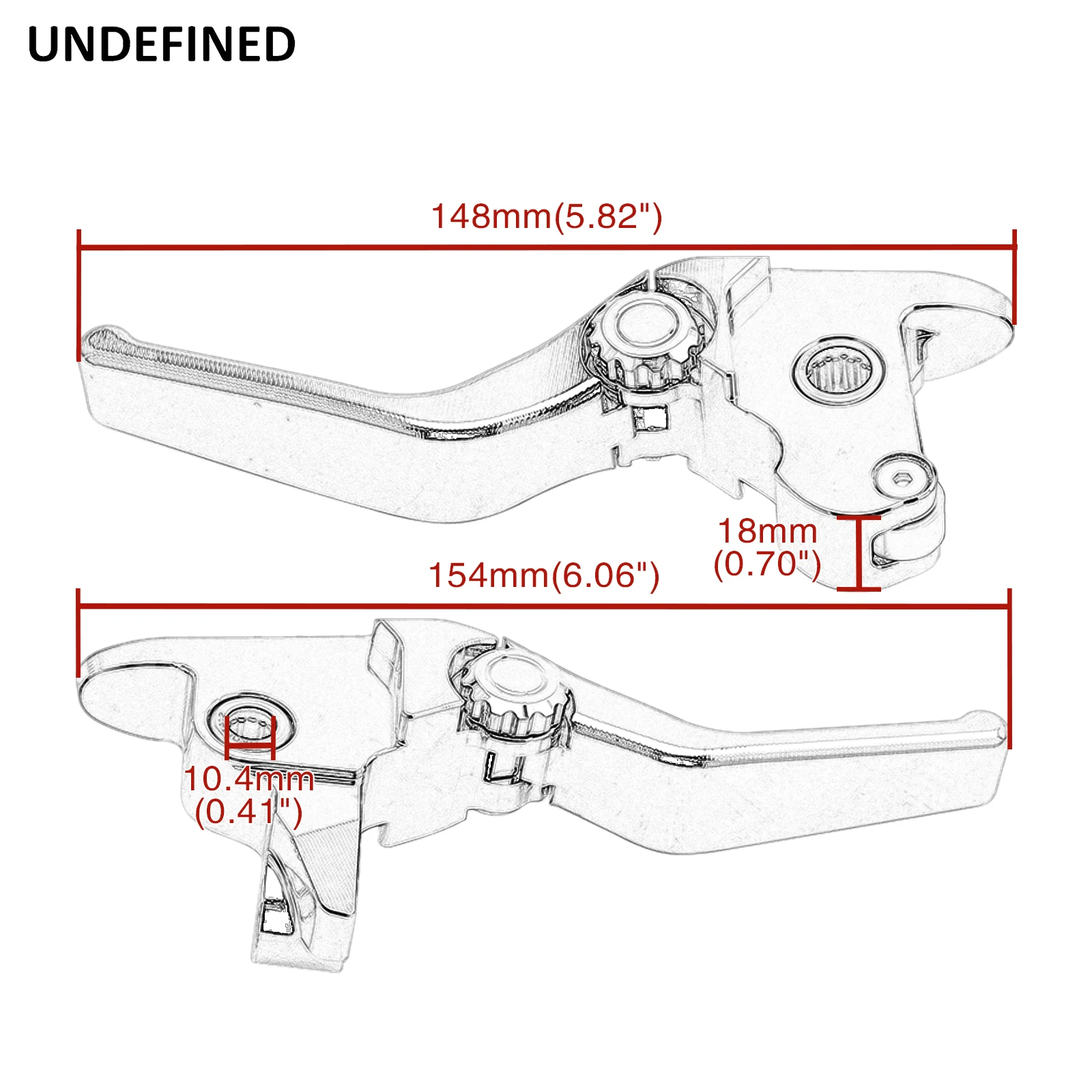 One Pair Motorcycle Brake Lever Clutch Chrome Black Fit For Harley VRSC 2006-2017 V-Rod Night Rod Special Street Rod 2006-2017
