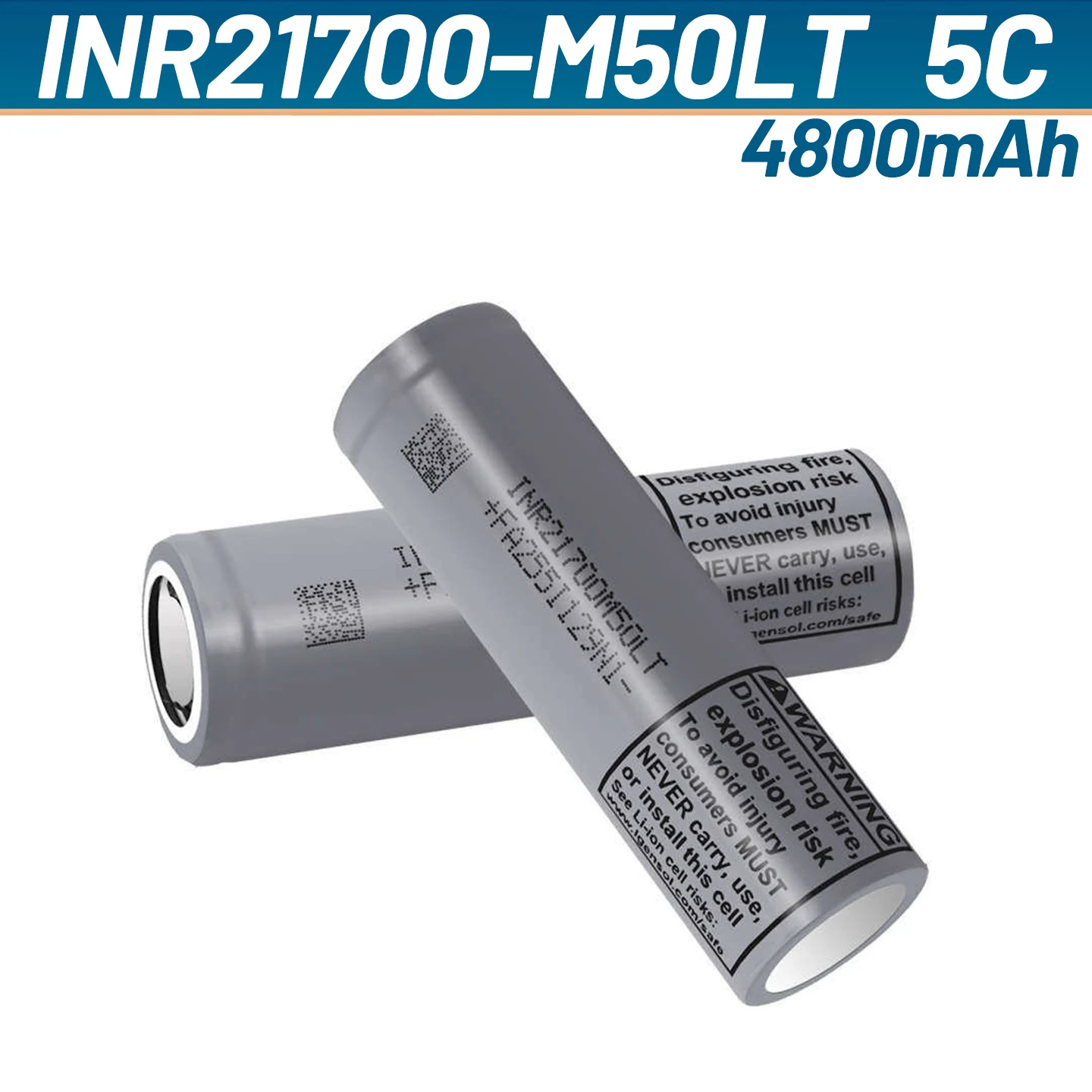 Original 21700 50LT 5000mAh 3.7V 15A/5C High Power High Discharge Current Rechargrable Lithium Batteries for LG 50LT 50S 50E