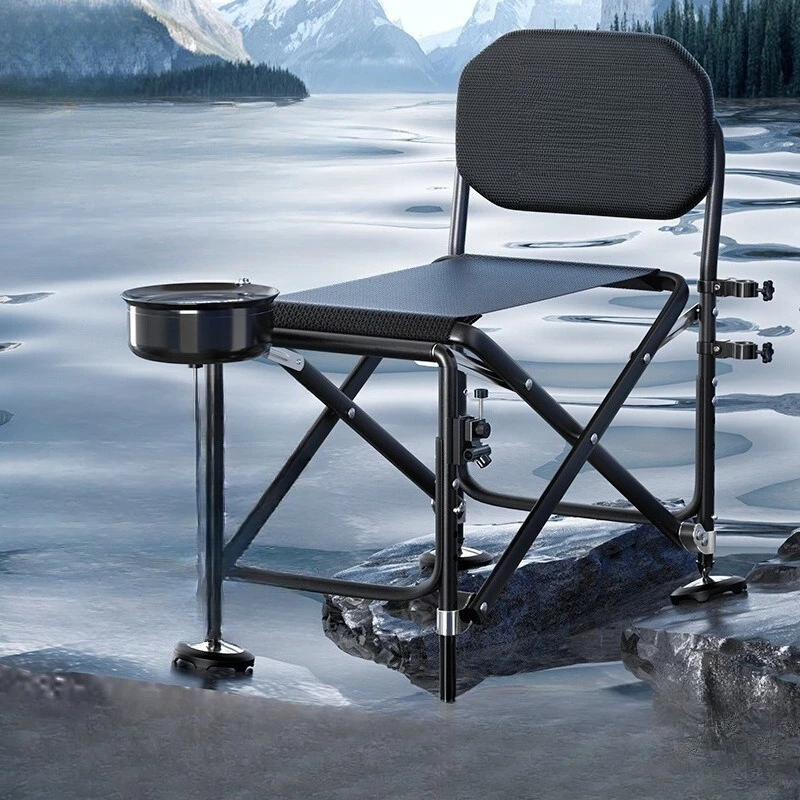 Fishing chair, knight folding all-terrain new portable wild fishing ball fishing